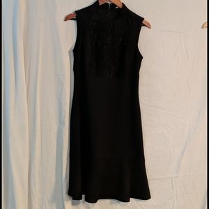 Nanette Lepore, lacey a-line fluted hem dress